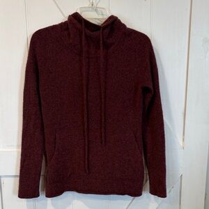 Athleta Burgundy Knit Top